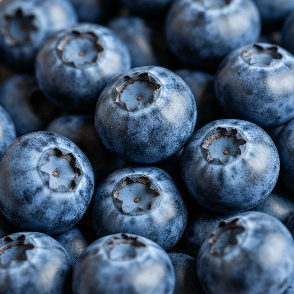 Fresh blueberries