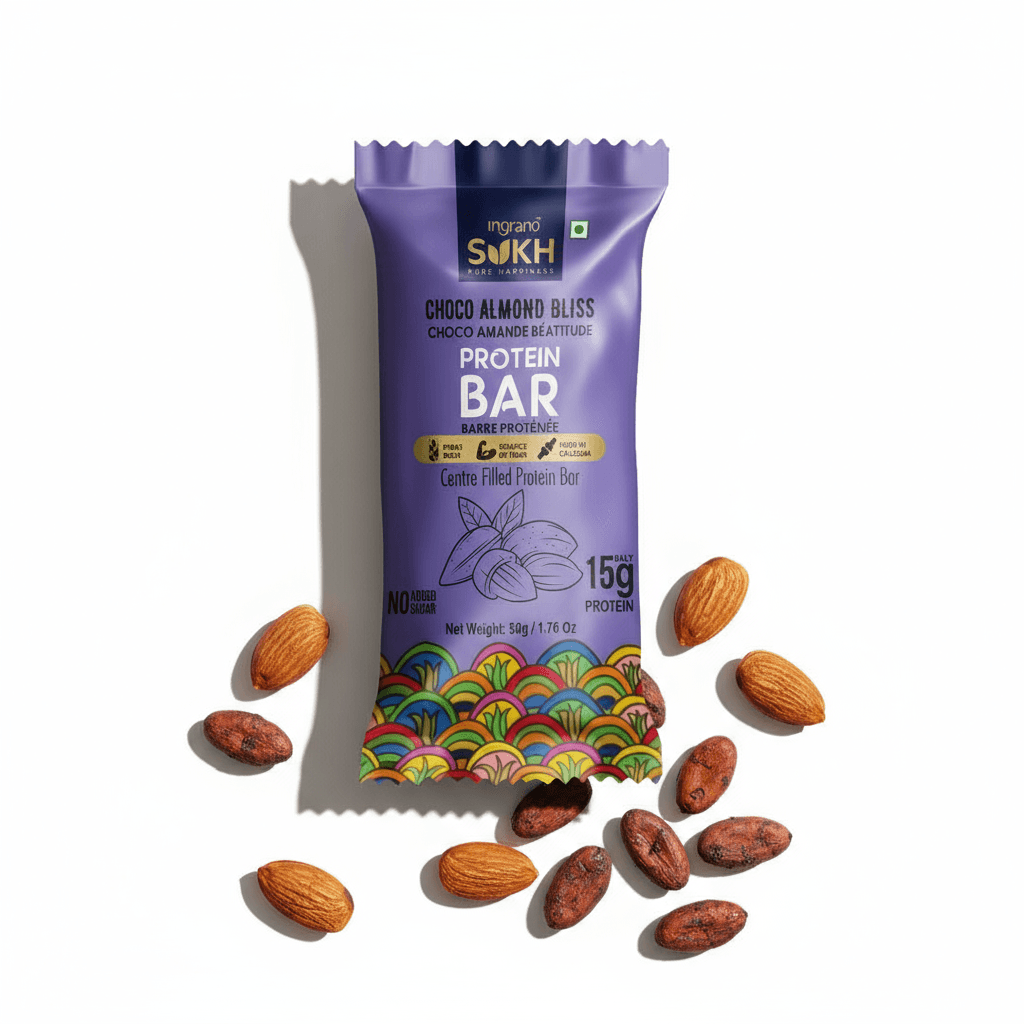 Ingrano Sukh Choco Almond Bliss Protein Bar