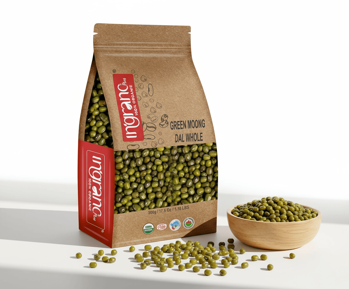 Ingrano Green Moong Dal Whole